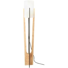 Lampadaire D BY M.RED Oak - MDF - Papier kraft - Eclairage décoratif