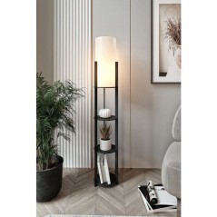 Lampadaire D BY M.RED Black - Métal - Structure 100% métal - Style contemporain