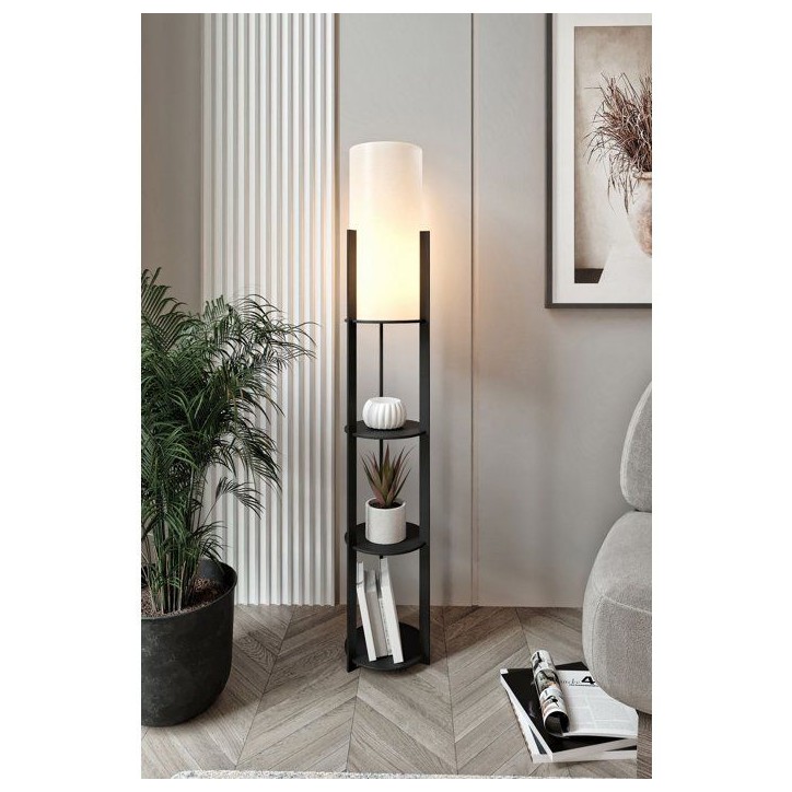 Lampadaire D BY M.RED Black - Métal - Structure 100% métal - Style contemporain Lampadaire D BY M.RED Black - Métal - Structure 100% métal - Style contemporain