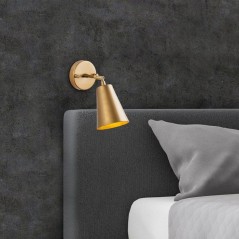 Applique murale Gold - Métal doré - Style contemporain - Ambiance chaleureuse