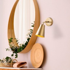 Applique murale Gold - Métal doré - Style contemporain - Ambiance ch