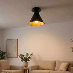 Suspension lustre D BY M.RED Black - Métal noir - Design élégant -