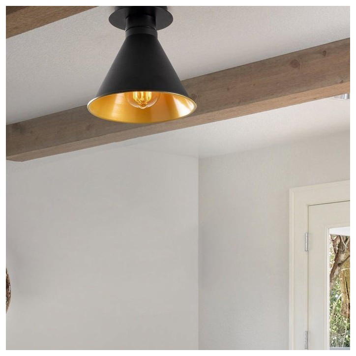 Suspension lustre D BY M.RED Black - Métal noir - Design élégant - Style contemporain Suspension lustre D BY M.RED Black - Métal noir - Design élégant - Style contemporain