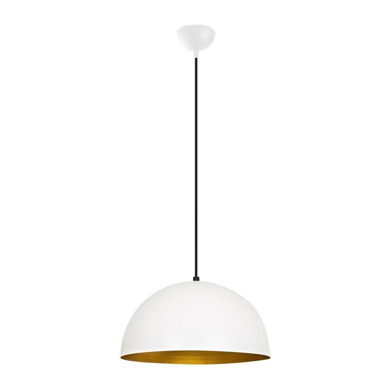 Suspension lustre D BY M.RED White Gold - Blanc et doré - Métal - St