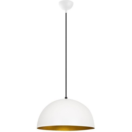 Suspension lustre D BY M.RED White Gold - Blanc et doré - Métal - St