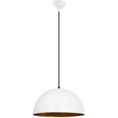 Suspension lustre D BY M.RED White Gold - Blanc et doré - Métal - St