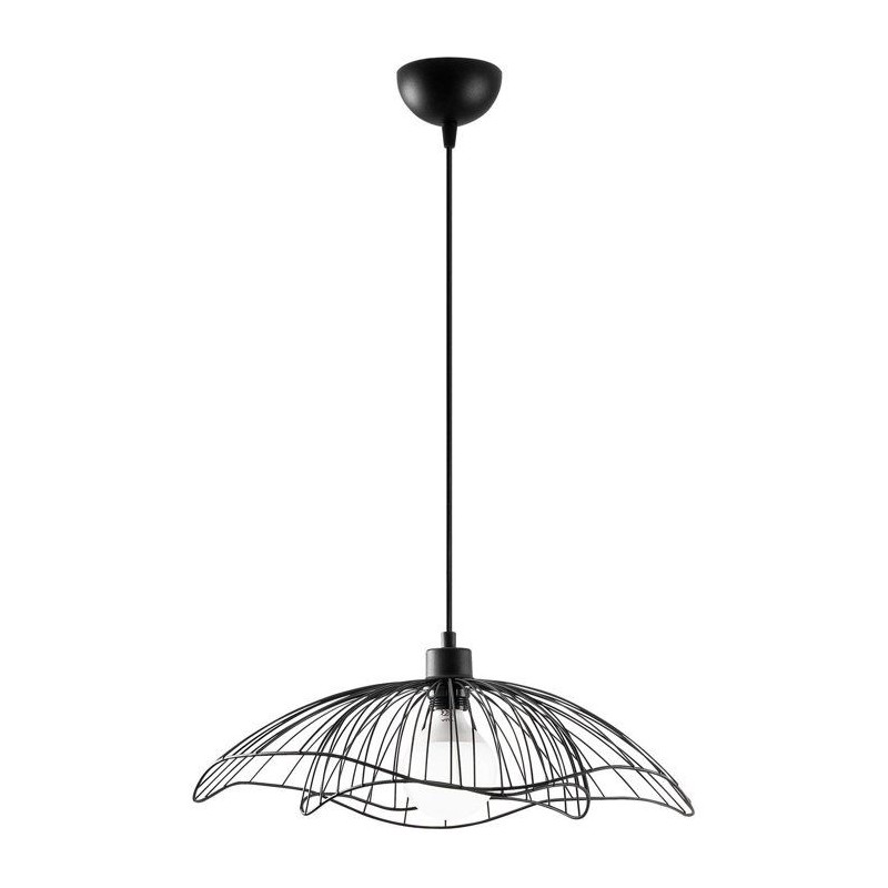 Suspension lustre industriel D BY M.RED Black - Métal robuste - Desig