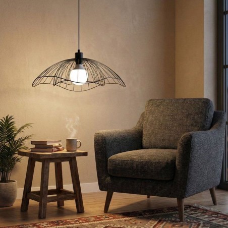 Suspension lustre industriel D BY M.RED Black - Métal robuste - Design industriel - Moderne