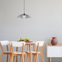 Suspension lustre industriel D BY M.RED Black - Métal robuste - Desig
