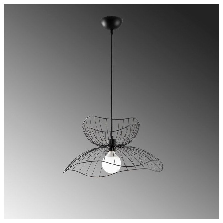 Suspension lustre industriel D BY M.RED Black - Métal robuste - Design industriel - Moderne Suspension lustre industriel D BY M.RED Black - Métal robuste - Design industriel - Moderne