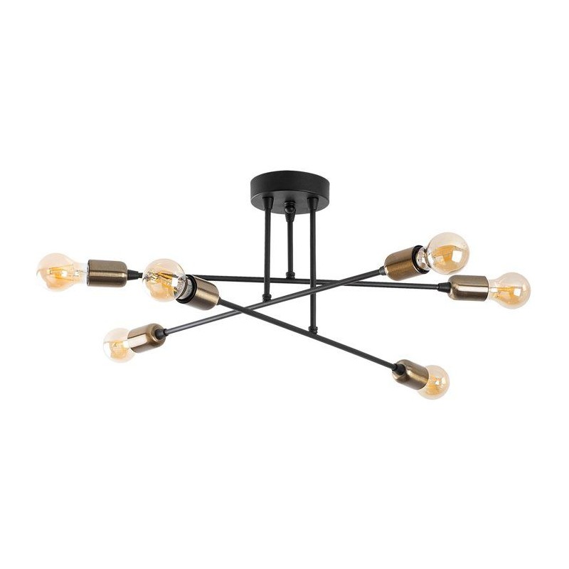Suspension lustre D BY M.RED Black - Métal noir - Glamour - Ambiance