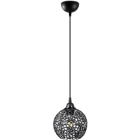 Suspension lustre D BY M.RED Black - Métal noir - Elégant - Style co