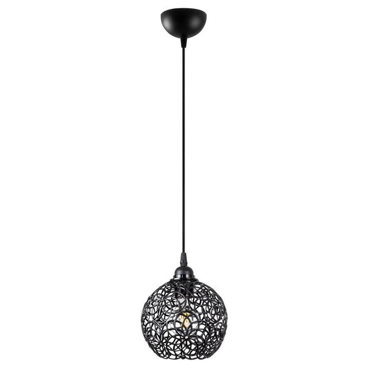 Suspension lustre D BY M.RED Black - Métal noir - Elégant - Style contemporain Suspension lustre D BY M.RED Black - Métal noir - Elégant - Style contemporain
