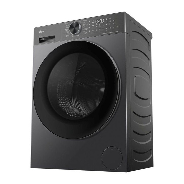 Lave-linge hublot HOOVER HLP610BL10GUH-47 - 10 kg - Induction - 1600 trs/min - Classe A-35% - Connecté - Vapeur - Anthracite Lave-linge hublot HOOVER HLP610BL10GUH-47 - 10 kg - Induction - 1600 trs/min - Classe A-35% - Connecté - Vapeur - Anthracite