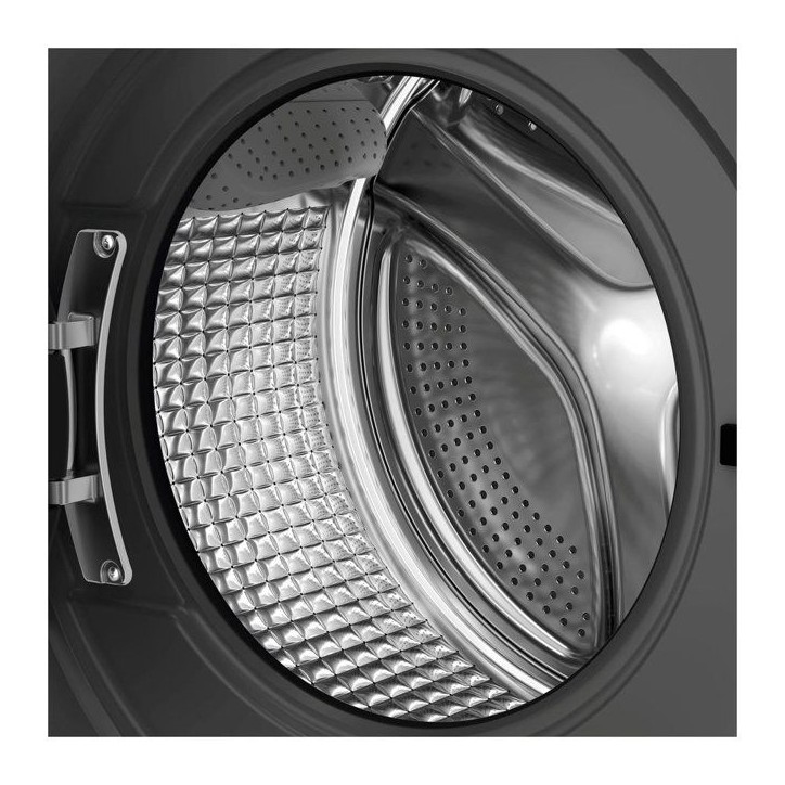 Lave-linge hublot HOOVER HLP610BL10GUH-47 - 10 kg - Induction - 1600 trs/min - Classe A-35% - Connecté - Vapeur - Anthracite Lave-linge hublot HOOVER HLP610BL10GUH-47 - 10 kg - Induction - 1600 trs/min - Classe A-35% - Connecté - Vapeur - Anthracite