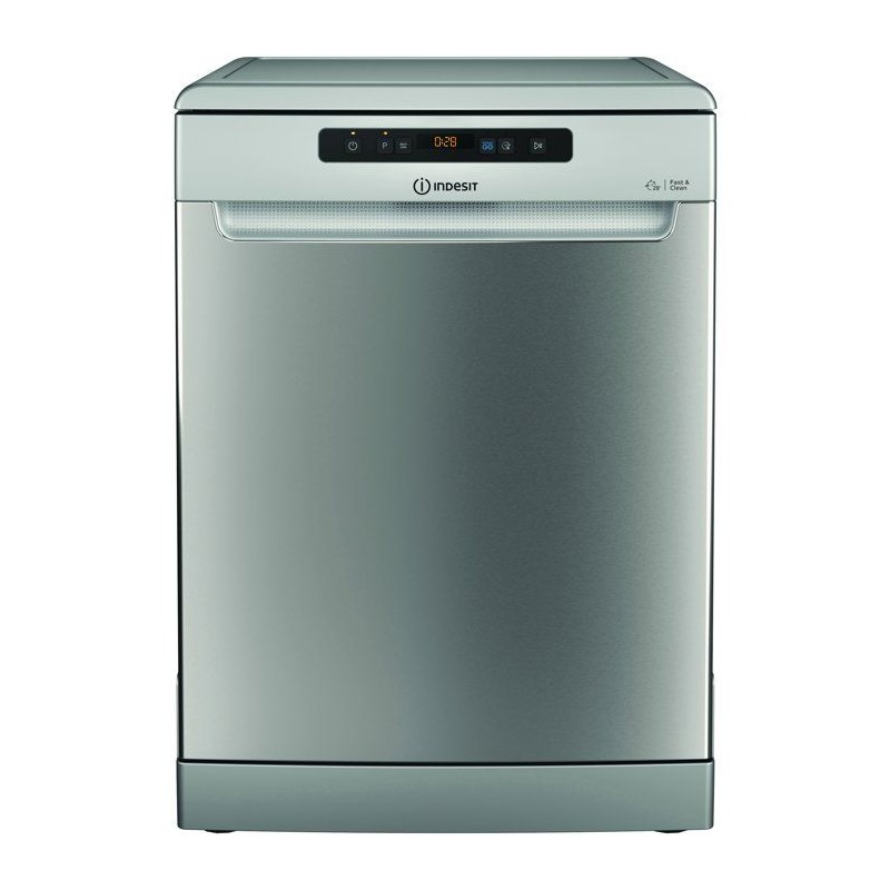 Lave-vaisselle pose libre INDESIT I0FD641AX - 14 couverts - Induction