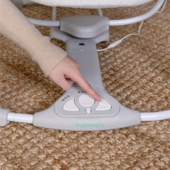 Ingenuity, Balancelle Portable Cozy Spot avec Arc d'Activités en Bois