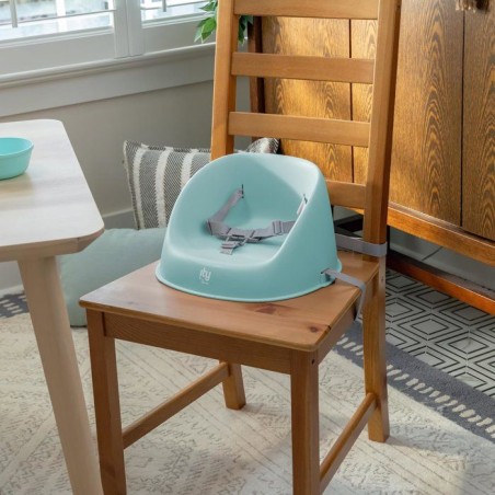 Rehausseur Ingenuity My Spot Easy-Clean Baby, harnais 3 points, sangles amovibles et lavables - Ardoise