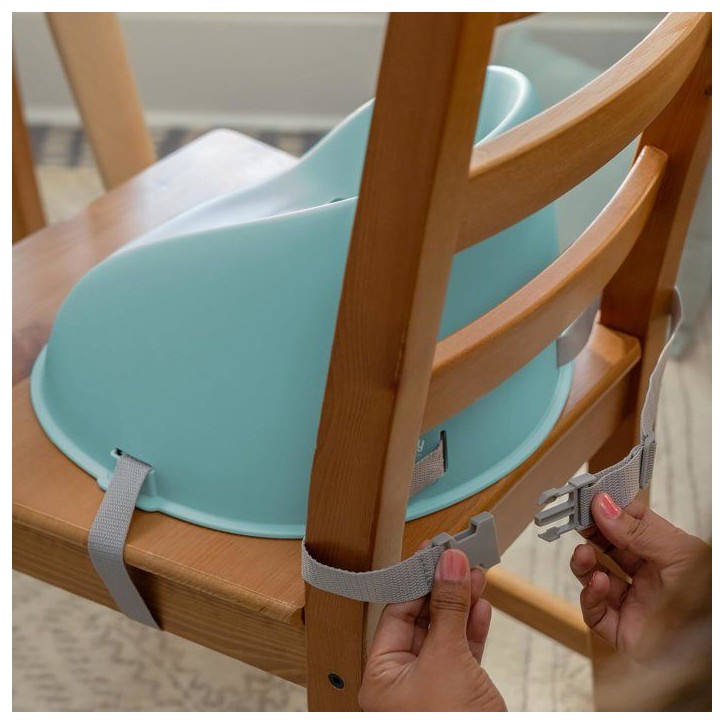 Rehausseur Ingenuity My Spot Easy-Clean Baby, harnais 3 points, sangles amovibles et lavables - Ardoise Rehausseur Ingenuity My Spot Easy-Clean Baby, harnais 3 points, sangles amovibles et lavables - Ardoise