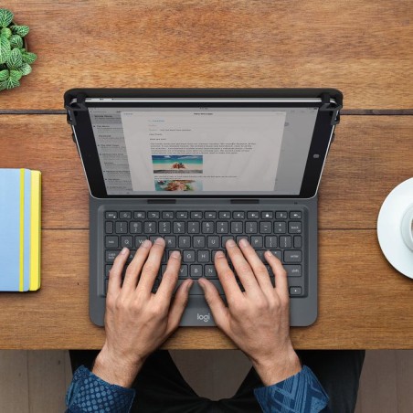 Etui clavier - Logitech - Universal Folio - AZERTY - Pour tablettes Apple, Android et Windows de 9 à 10 pouces - Noir