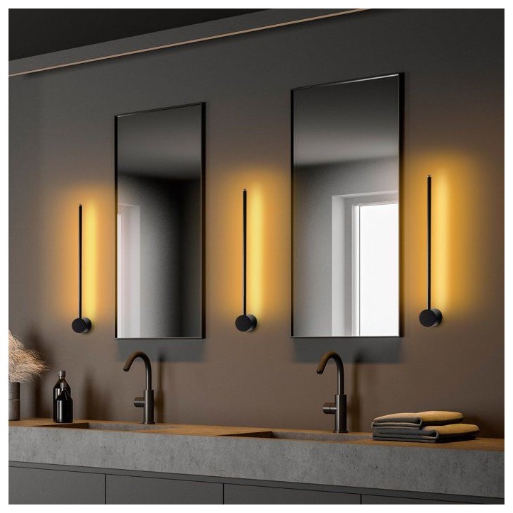 Applique murale Black - Métal noir - Design moderne - Eclairage décoratif Applique murale Black - Métal noir - Design moderne - Eclairage décoratif