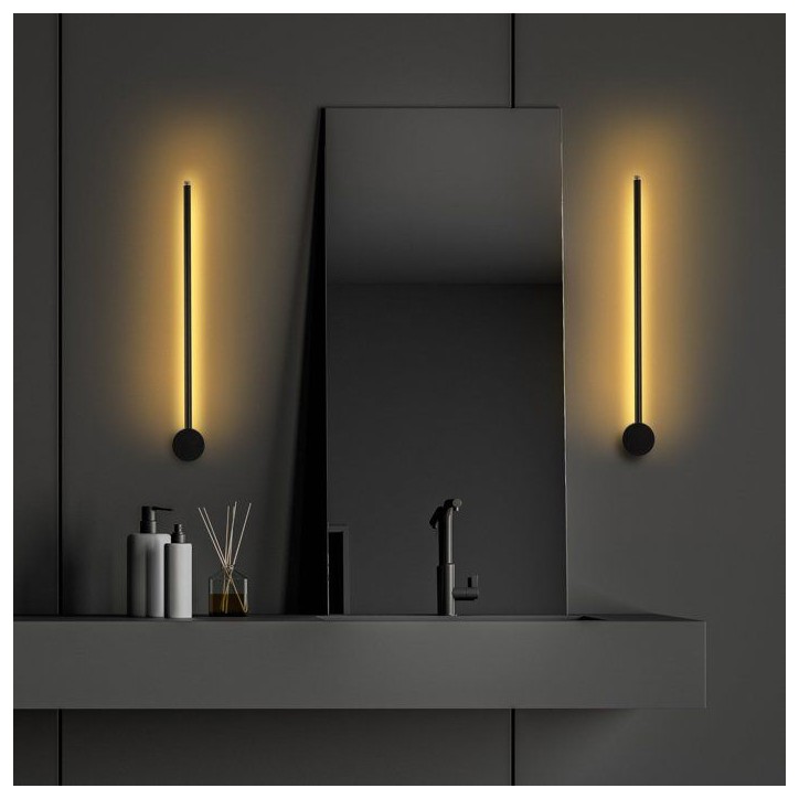 Applique murale Black - Métal noir - Design moderne - Eclairage décoratif Applique murale Black - Métal noir - Design moderne - Eclairage décoratif