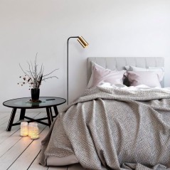 Lampadaire D BY M.RED Black Vintage - Métal - Style industriel - Desi