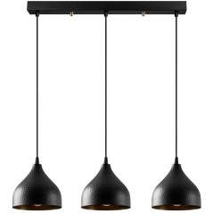 Suspension lustre D BY M.RED Black - Métal - Style contemporain - Raf