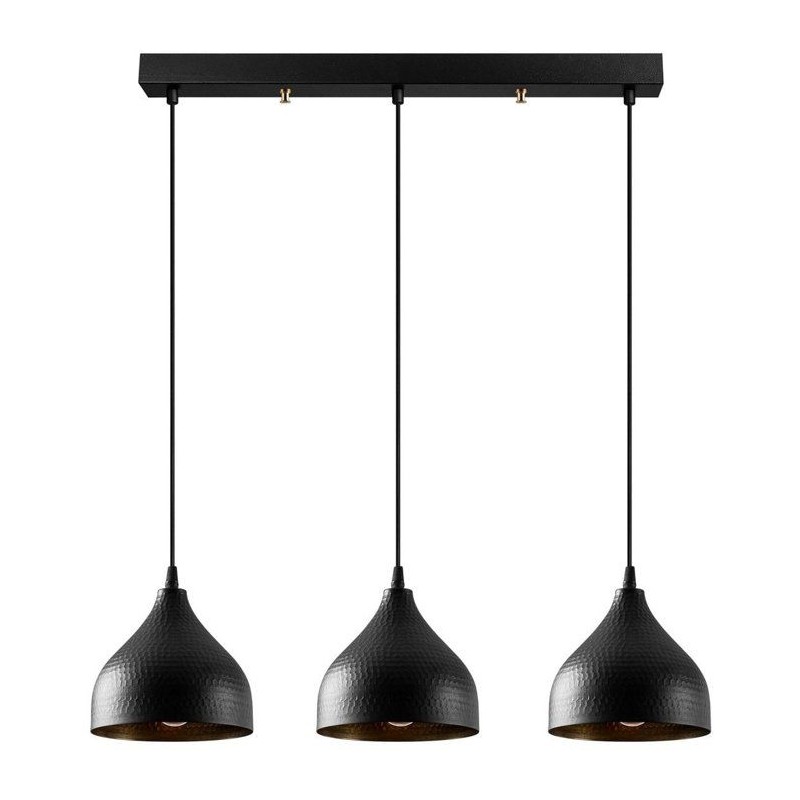 Suspension lustre D BY M.RED Black - Métal - Style contemporain - Raf