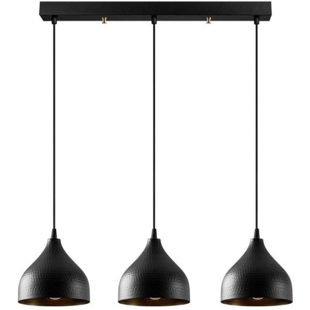 Suspension lustre D BY M.RED Black - Métal - Style contemporain - Raf