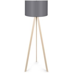 Lampadaire D BY M.RED Grey Oak - MDF - Style moderne - Eclairage ambia