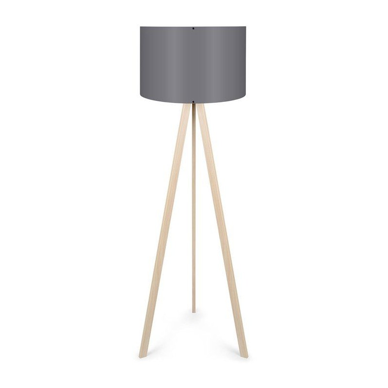 Lampadaire D BY M.RED Grey Oak - MDF - Style moderne - Eclairage ambia