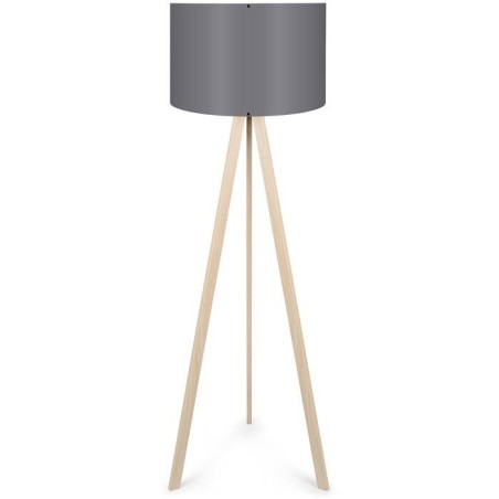 Lampadaire D BY M.RED Grey Oak - MDF - Style moderne - Eclairage ambia