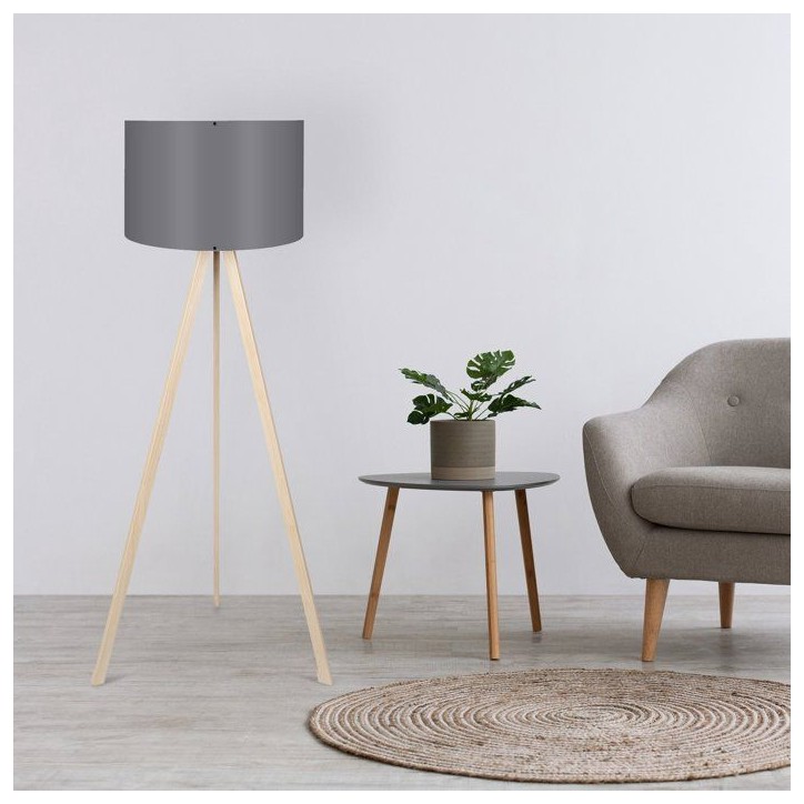 Lampadaire D BY M.RED Grey Oak - MDF - Style moderne - Eclairage ambiance Lampadaire D BY M.RED Grey Oak - MDF - Style moderne - Eclairage ambiance