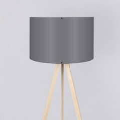 Lampadaire D BY M.RED Grey Oak - MDF - Style moderne - Eclairage ambia