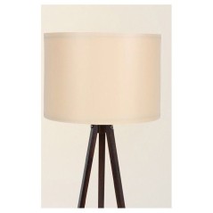 Lampadaire D BY M.RED Cream Walnut - MDF - Abat-jour polypropylène -