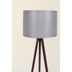 Lampadaire D BY M.RED Grey Walnut - MDF - Abat-jour polypropylène - S