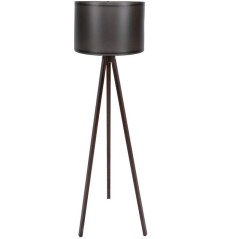 Lampadaire D BY M.RED Black Walnut - MDF - Abat-jour polypropylène -