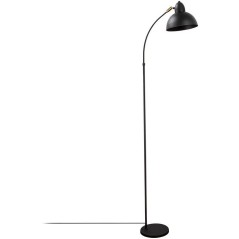 Lampadaire D BY M.RED Black Antique - MDF - Abat-jour polypropylène -