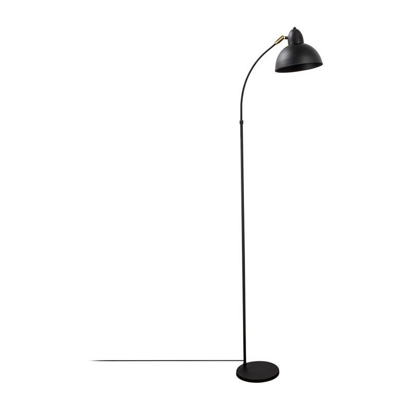 Lampadaire D BY M.RED Black Antique - MDF - Abat-jour polypropylène -