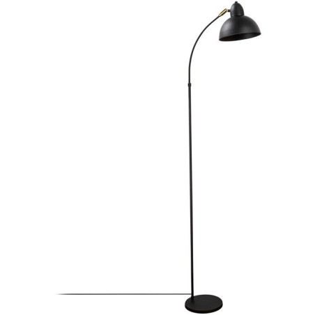 Lampadaire D BY M.RED Black Antique - MDF - Abat-jour polypropylène -