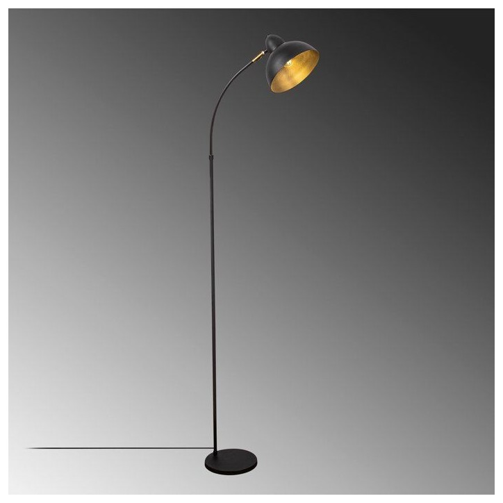 Lampadaire D BY M.RED Black Antique - MDF - Abat-jour polypropylène - Style moderne Lampadaire D BY M.RED Black Antique - MDF - Abat-jour polypropylène - Style moderne