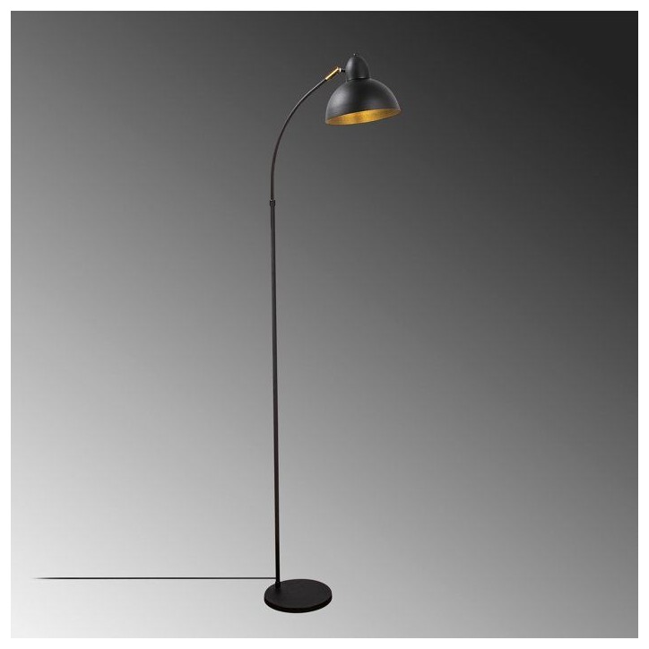 Lampadaire D BY M.RED Black Antique - MDF - Abat-jour polypropylène - Style moderne Lampadaire D BY M.RED Black Antique - MDF - Abat-jour polypropylène - Style moderne