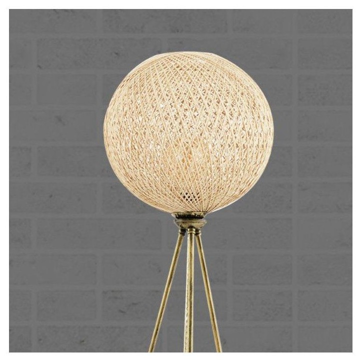 Lampadaire D BY M.RED Gold - Métal - Abat-jour jute - Style bohème Lampadaire D BY M.RED Gold - Métal - Abat-jour jute - Style bohème