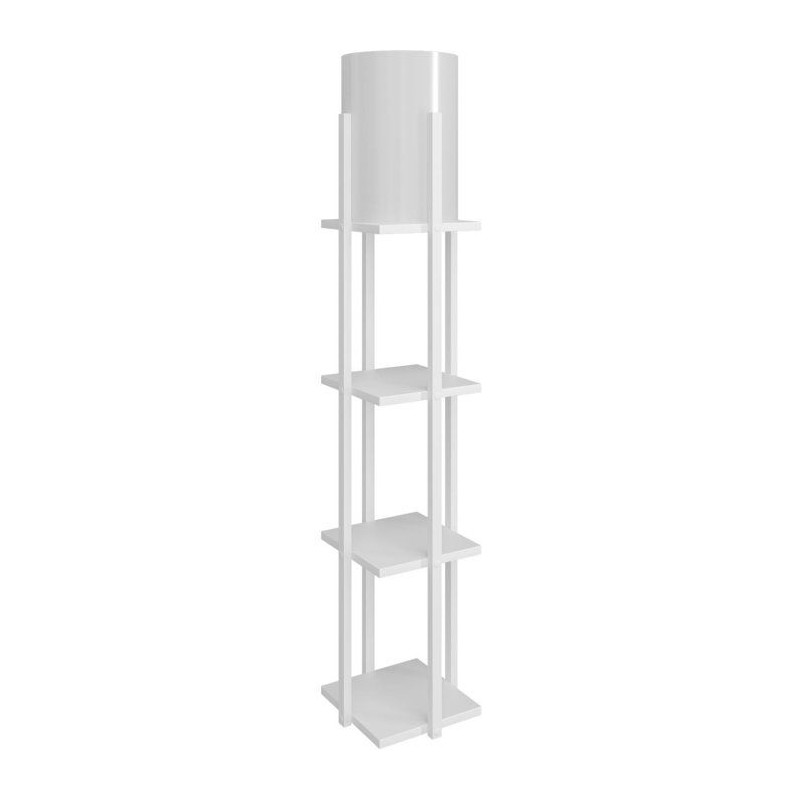 Lampadaire D BY M.RED White Natural - MDF - Design naturel - Ambiance