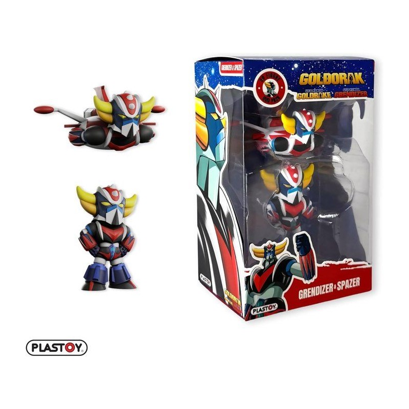 Duo figurines - PLASTOY - Goldorak Spacer et Goldorak - PVC - 7 cm