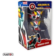 Duo figurines - PLASTOY - Goldorak Spacer et Goldorak - PVC - 7 cm