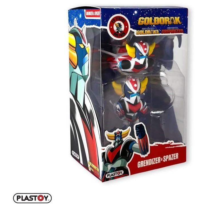Duo figurines - PLASTOY - Goldorak Spacer et Goldorak - PVC - 7 cm Duo figurines - PLASTOY - Goldorak Spacer et Goldorak - PVC - 7 cm