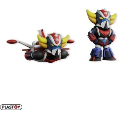 Duo figurines - PLASTOY - Goldorak Spacer et Goldorak - PVC - 7 cm