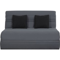 Banquette BZ NUAGE 3 places - Tissu Gris - Matelas SIMMONS - Couchage